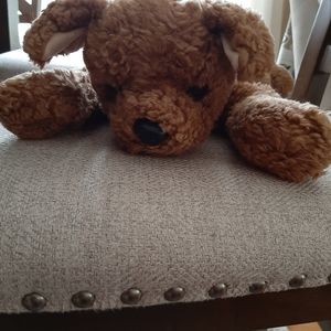 Cute and soft stuffed dog